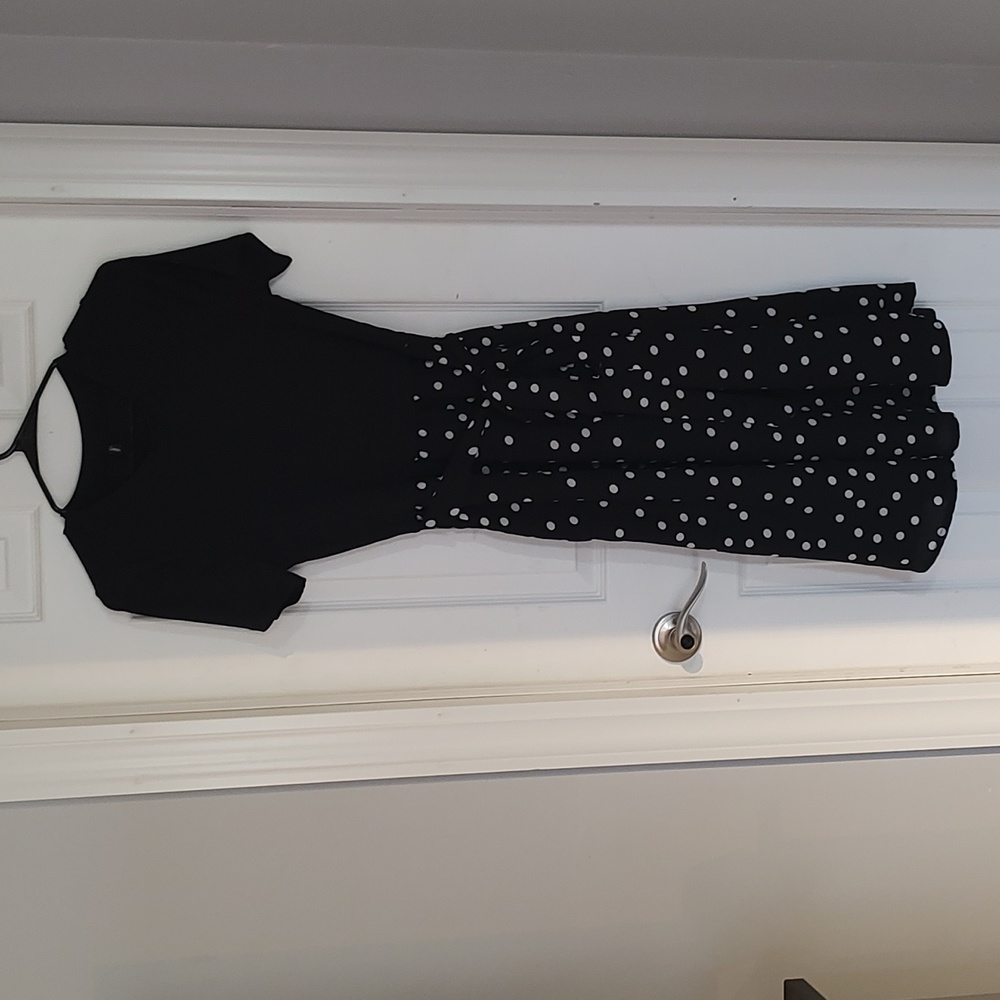 Polka Dot Midi Dress